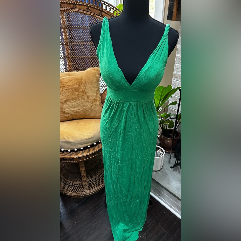 American Dream Vibrant Green Maxi Dress